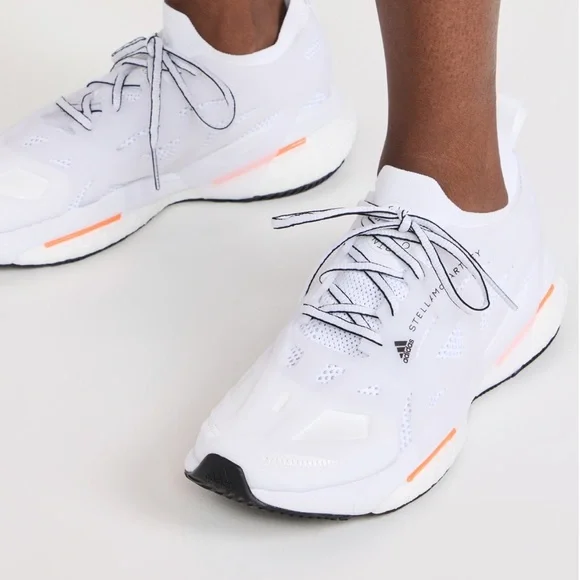 adidas gazelle silver green womens Adidas X Stella McCartney Men's Solarglide Cloud White / Cloud White / App  Signal Orange Running Shoes
